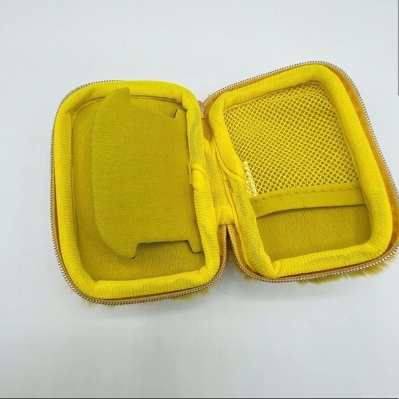 MyTagalongs x Anthropologie Yellow Fuzzy Airpods Case NWT - Picture 2 of 3